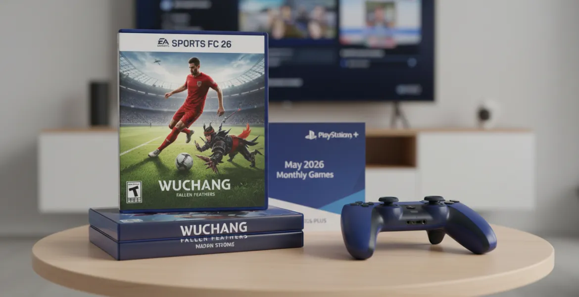 PlayStation Plus Maggio 2026: EA Sports FC 26 e Wuchang guidano l'offerta