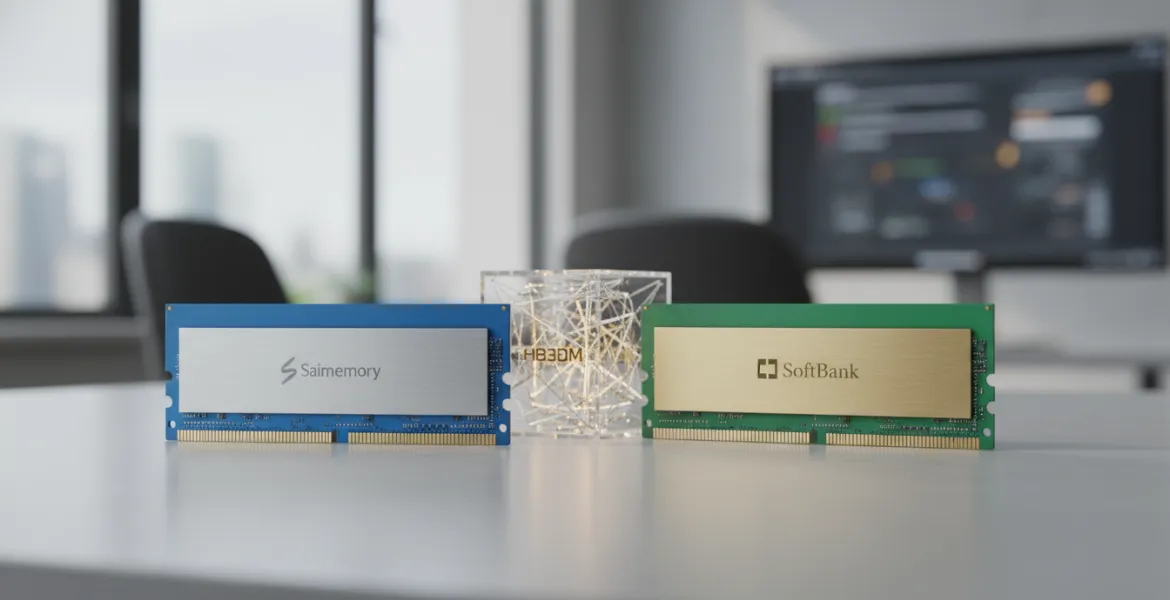Saimemory: Intel e SoftBank sfidano lo standard HBM con la nuova memoria HB3DM