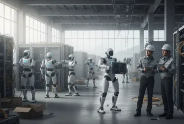 SoftBank sfida il futuro con Roze AI: robot autonomi per costruire i nuovi data center mondiali