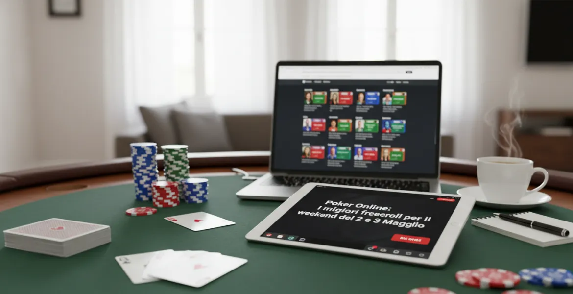 Poker Online: I migliori freeroll per il weekend del 2 e 3 Maggio