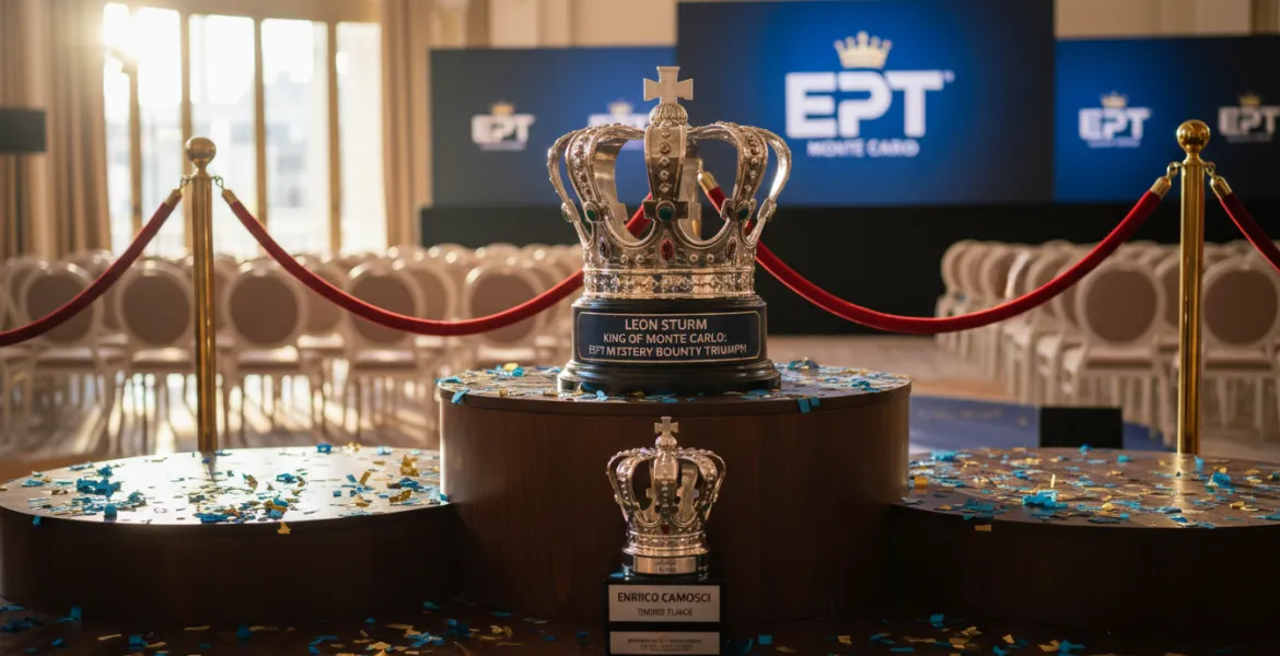 Leon Sturm Re di Monte Carlo: Trionfo nel Mystery Bounty EPT, Enrico Camosci è Terzo