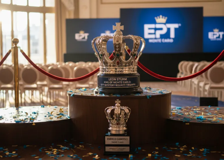 Leon Sturm Re di Monte Carlo: Trionfo nel Mystery Bounty EPT, Enrico Camosci è Terzo
