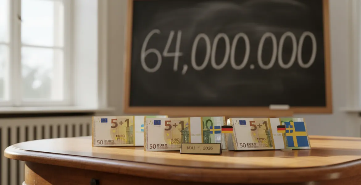 Eurojackpot: Tre fortunati sfiorano il jackpot milionario