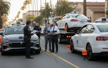 California, stretta sui robotaxi: multe ai produttori per le violazioni del software