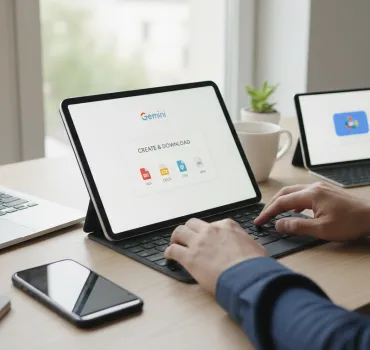 Google Gemini accelera sulla produttività: ora crea e scarica file in ogni formato