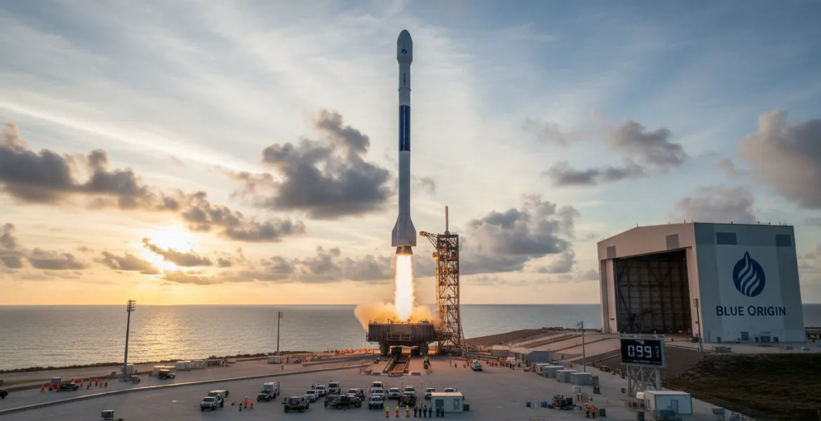 Blue Origin lancia la sfida totale a SpaceX: 100 voli New Glenn all'anno entro il 2029