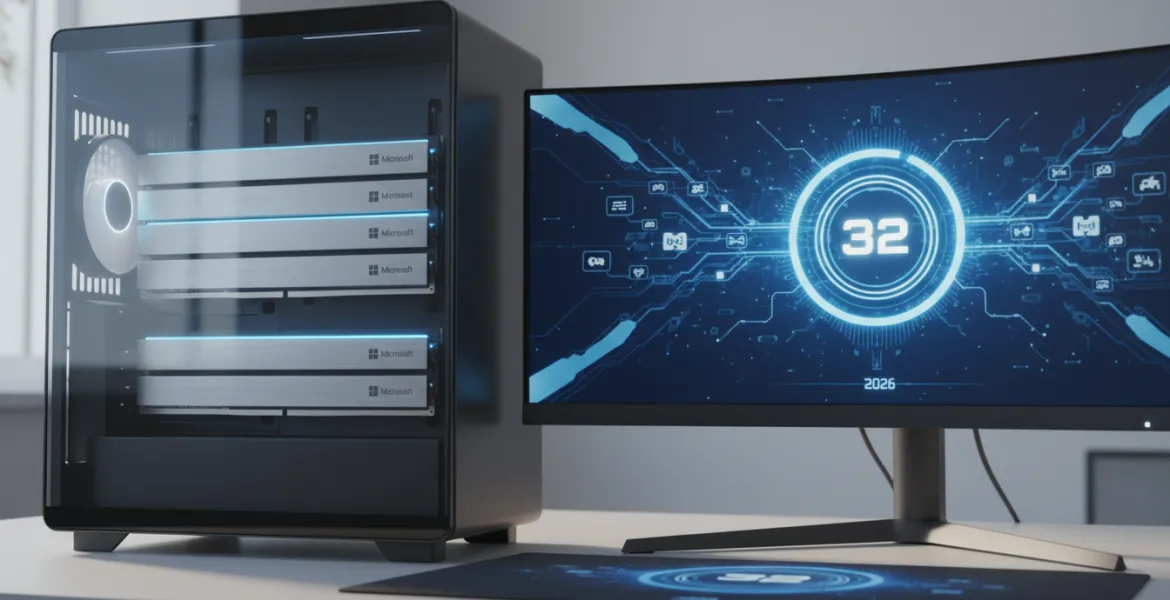 RAM nel 2026: Microsoft indica i 32 GB come nuovo standard per il gaming