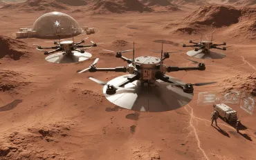 Droni radar per la ricerca dell'acqua su Marte: la rivoluzione dell'Arizona