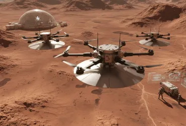 Droni radar per la ricerca dell'acqua su Marte: la rivoluzione dell'Arizona