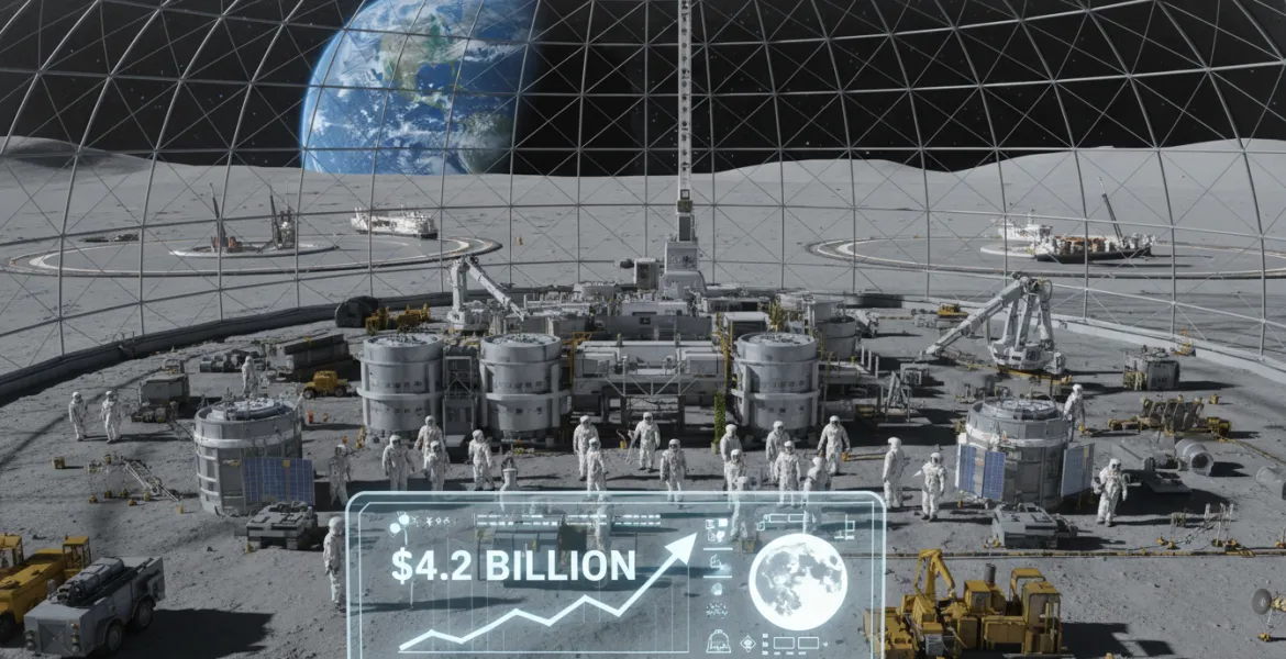 NASA: 4,2 miliardi di dollari per trasformare la Luna in un polo economico