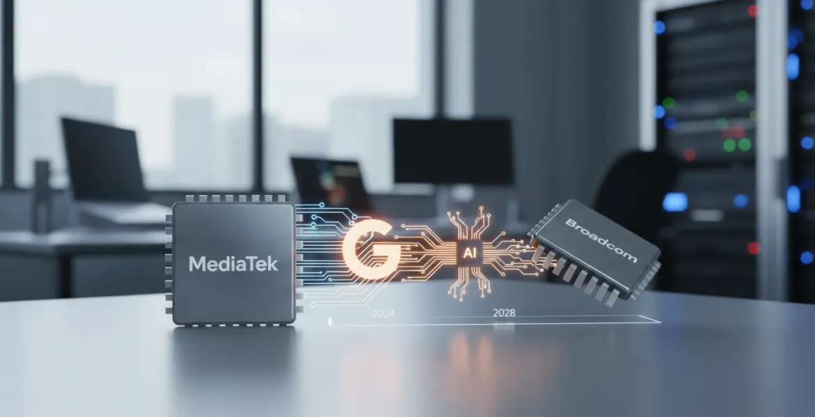 MediaTek sfida il dominio di Broadcom: l'alleanza con Google rivoluziona i chip AI entro il 2028