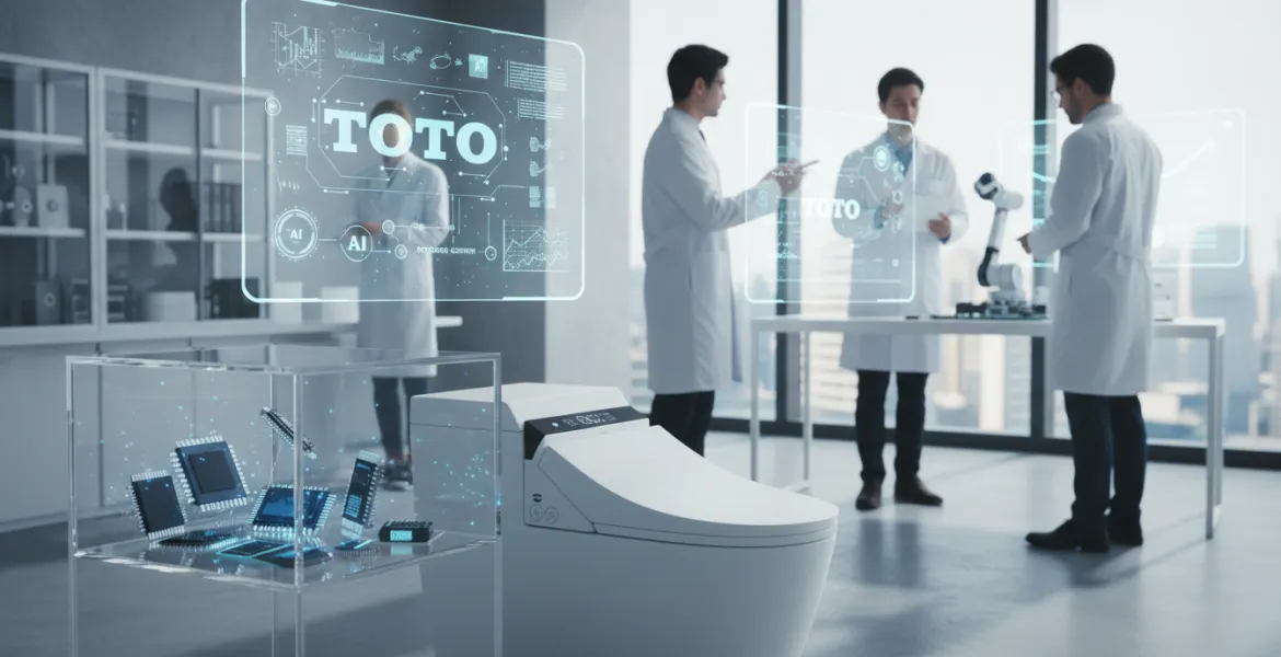 Dagli smart-toilet ai microchip: il boom record di Toto grazie all'Intelligenza Artificiale