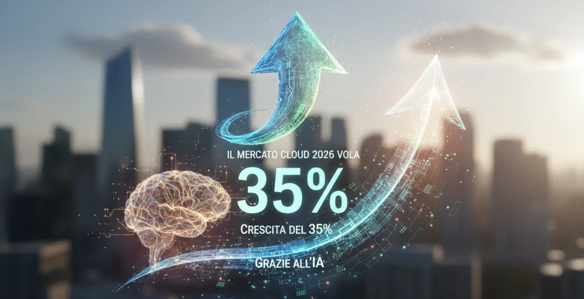 Il Mercato Cloud 2026 Vola: Crescita del 35% grazie all'IA