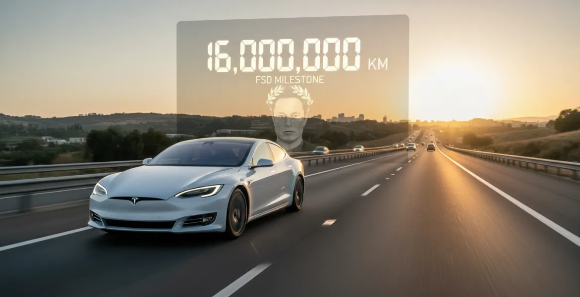 Tesla supera i 16 miliardi di chilometri in FSD: il sogno della guida autonoma di Elon Musk è realtà