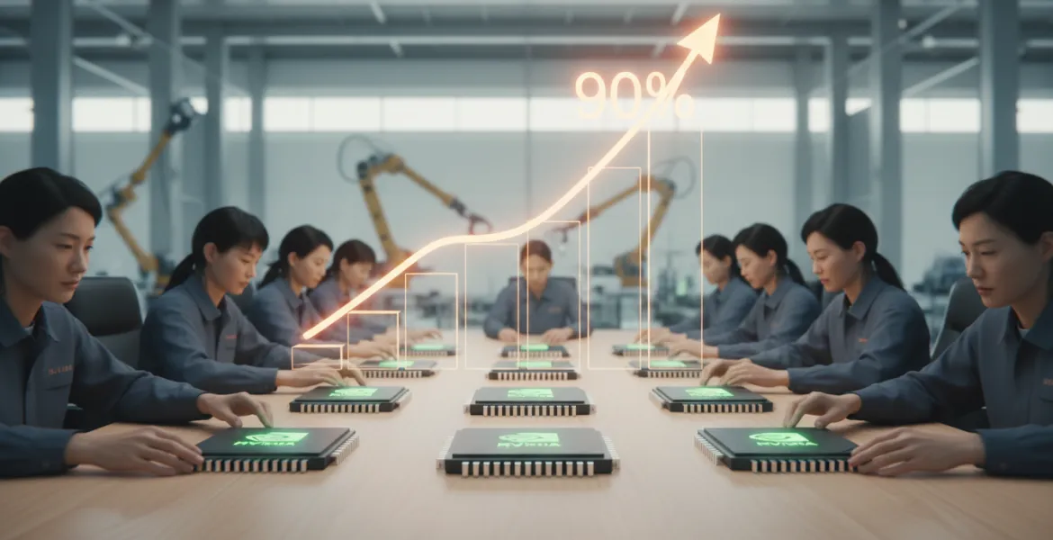 Nvidia e il predominio asiatico: la dipendenza produttiva sale al 90%