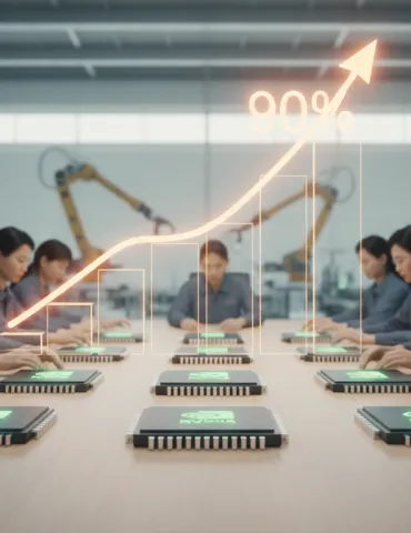 Nvidia e il predominio asiatico: la dipendenza produttiva sale al 90%