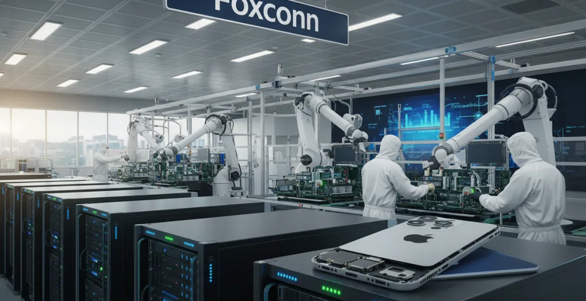 Foxconn: Record di ricavi tra l'IA di Nvidia e i nuovi iPhone