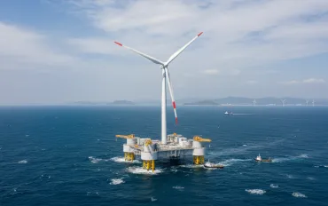 Energia dal mare: la Cina lancia la turbina eolica galleggiante più grande del mondo