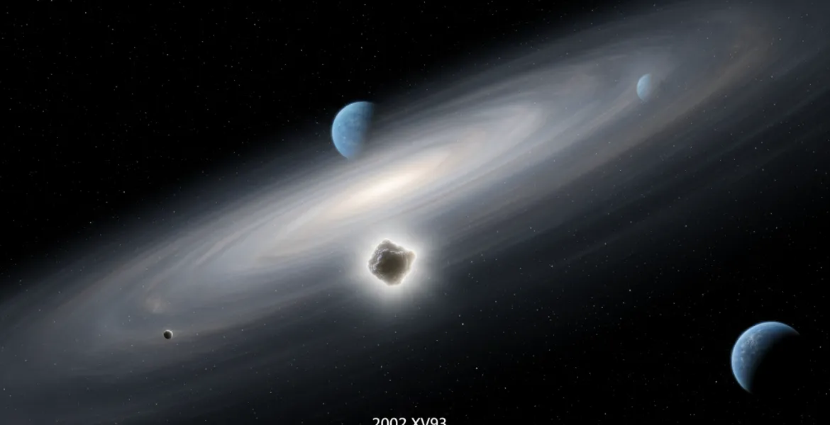 Scossa nel Sistema Solare: scoperta un'atmosfera sul minuscolo plutino 2002 XV93