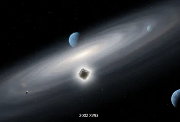 Scossa nel Sistema Solare: scoperta un'atmosfera sul minuscolo plutino 2002 XV93