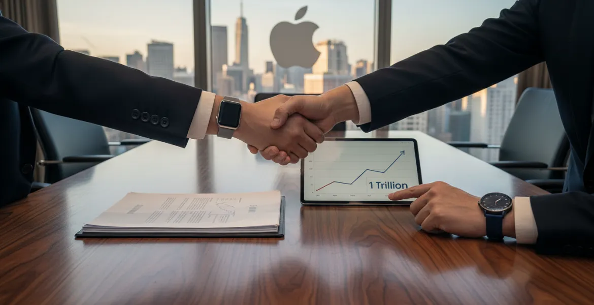 Samsung entra nel club del trilione: storica intesa con Apple per i chip