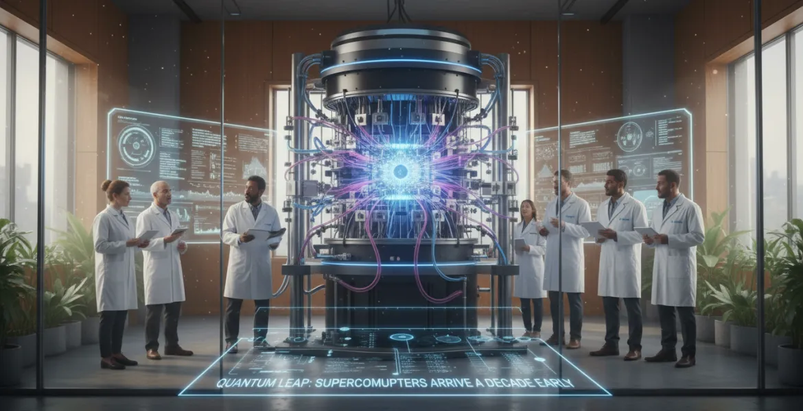 Rivoluzione Quantistica: I supercomputer arriveranno dieci anni prima del previsto
