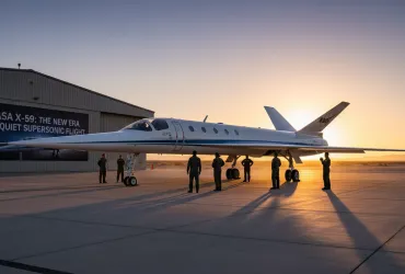 NASA X-59: la nuova era del volo supersonico silenzioso è ufficialmente iniziata