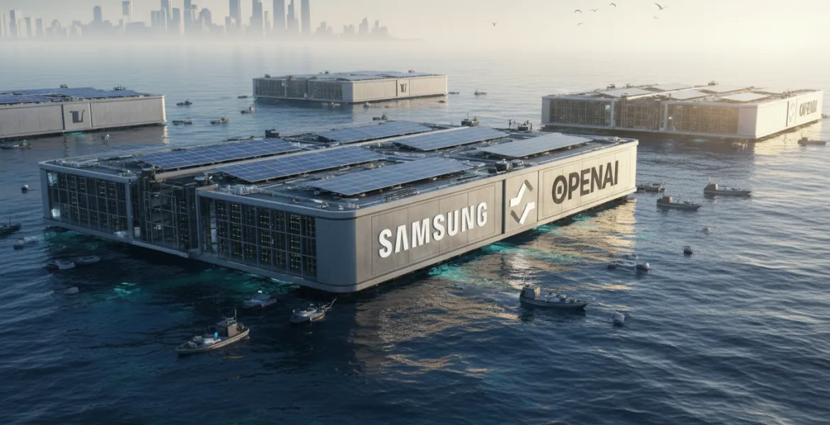Samsung e OpenAI lanciano i Data Center galleggianti per l'IA