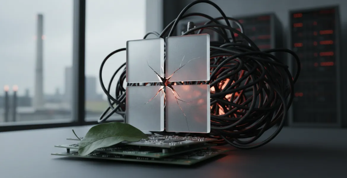Microsoft frena sull'energia pulita: l'IA minaccia gli obiettivi climatici 2030