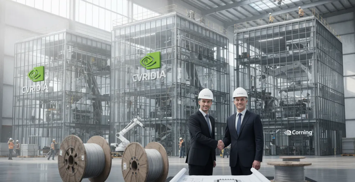 Nvidia e Corning rivoluzionano l'AI: tre nuove fabbriche e un investimento miliardario per la fibra ottica