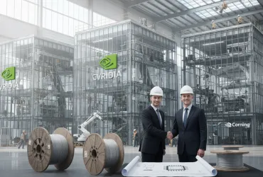 Nvidia e Corning rivoluzionano l'AI: tre nuove fabbriche e un investimento miliardario per la fibra ottica