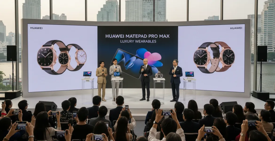 Huawei domina la scena a Bangkok: svelati MatePad Pro Max e la nuova gamma wearable di lusso