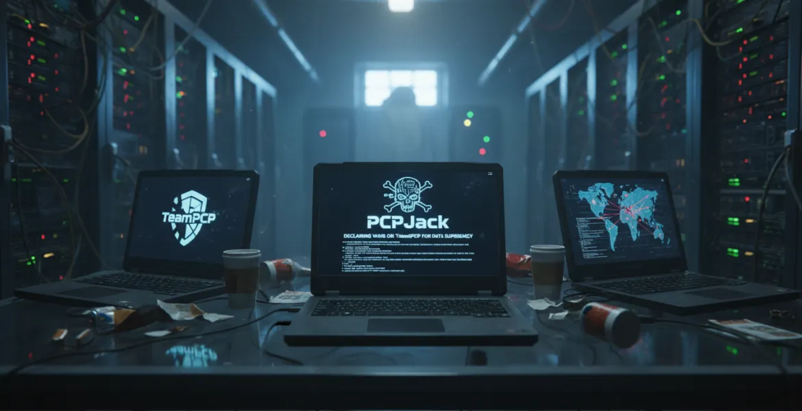 Cyber-guerra tra hacker: PCPJack dichiara guerra a TeamPCP per il controllo dei dati