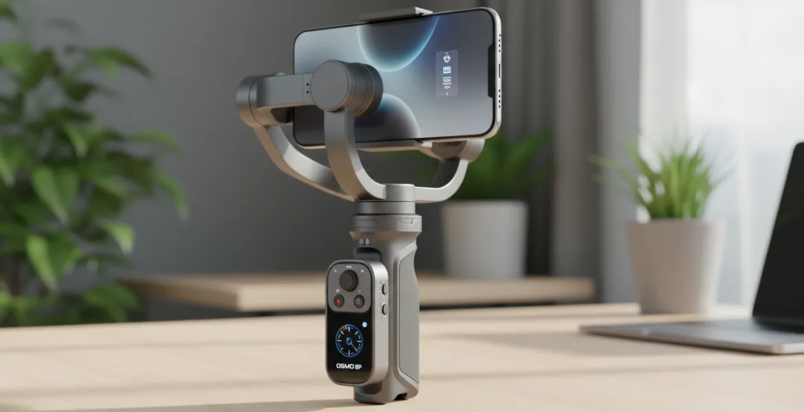 DJI Osmo Mobile 8P: lo stabilizzatore rivoluzionario con telecomando smart e display