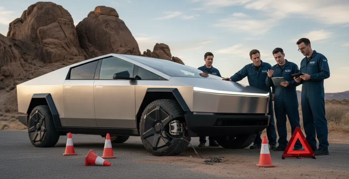 Tesla Cybertruck, nuovo allarme sicurezza: rischio distacco delle ruote e richiamo ufficiale per i freni