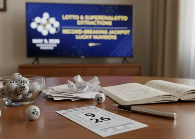 Estrazioni Lotto e SuperEnalotto 9 Maggio 2026: Jackpot da record e numeri fortunati