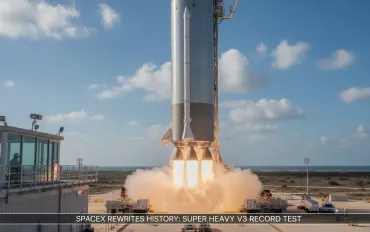 SpaceX riscrive la storia: test record per il nuovo booster Super Heavy V3