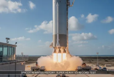 SpaceX riscrive la storia: test record per il nuovo booster Super Heavy V3