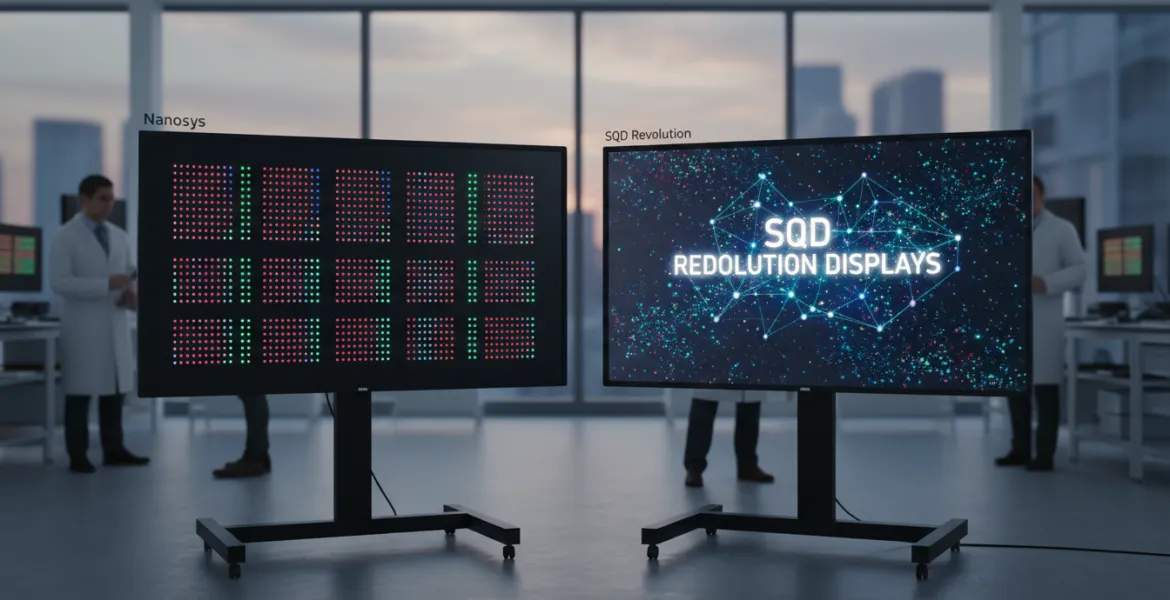 Nanosys contro RGB LED: La rivoluzione SQD ridefinisce il futuro dei display