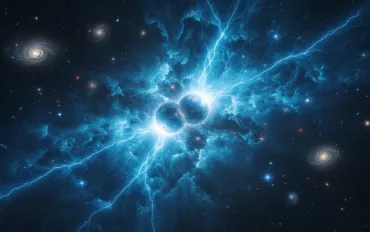 Mistero svelato nello spazio profondo: ecco cosa genera i rari e potenti lampi blu
