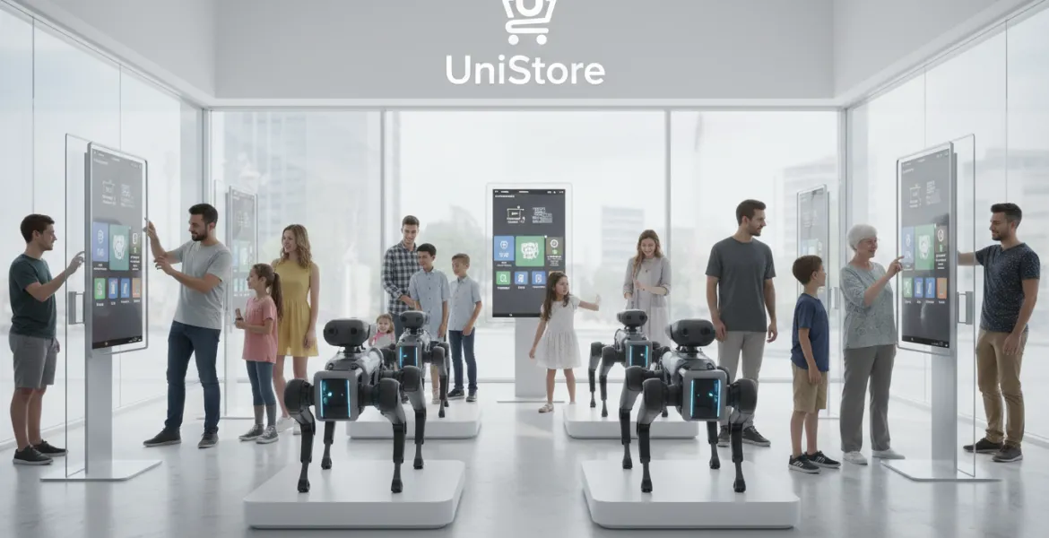 Unitree Robotics rivoluziona il mercato: arriva UniStore, il primo App Store per i robot