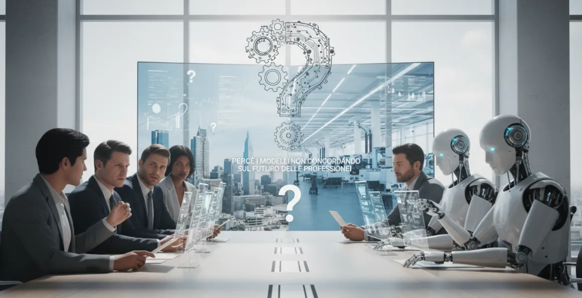 Intelligenza Artificiale e lavoro: Perché i modelli non concordano sul futuro delle professioni