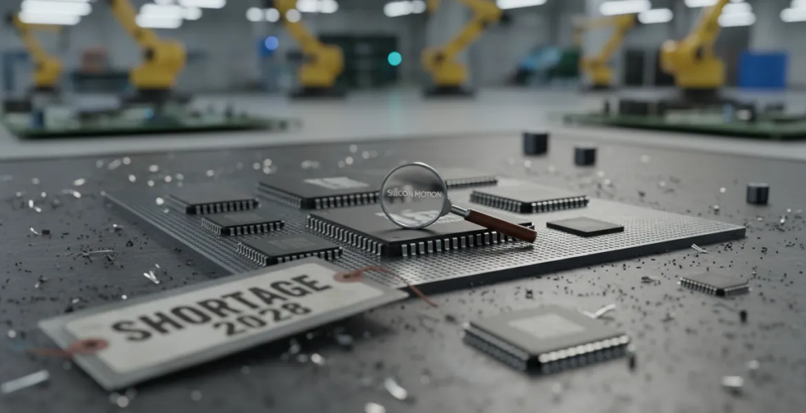 Carenza memorie NAND e DRAM fino al 2028: l'allarme di silicon motion