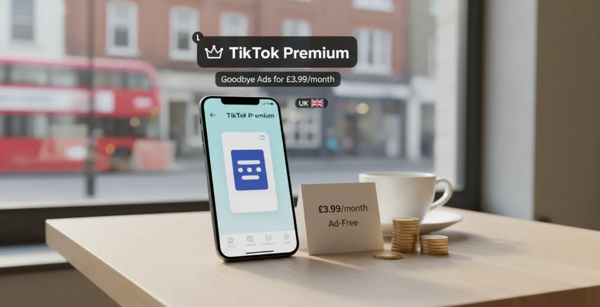 TikTok lancia l'abbonamento Premium nel Regno Unito: addio pubblicità per 3,99 sterline