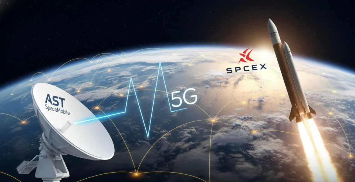 AST SpaceMobile sfida SpaceX: velocità record per il 5G via satellite