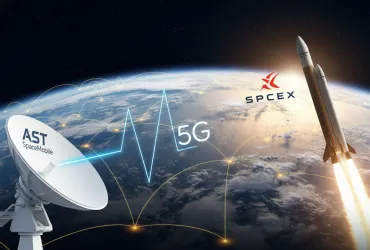 AST SpaceMobile sfida SpaceX: velocità record per il 5G via satellite