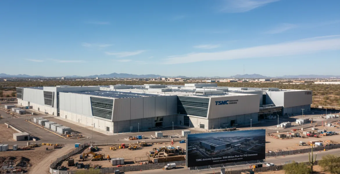 TSMC raddoppia in Arizona: piano da 250 miliardi per il dominio dei chip