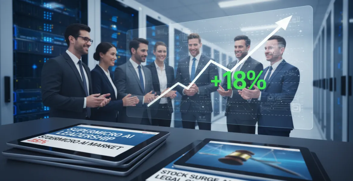 Supermicro domina il mercato AI: balzo in borsa del 18% nonostante le ombre legali