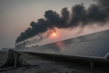 L'ombra del carbone sul futuro solare: come l'inquinamento atmosferico frena la transizione energetica globale