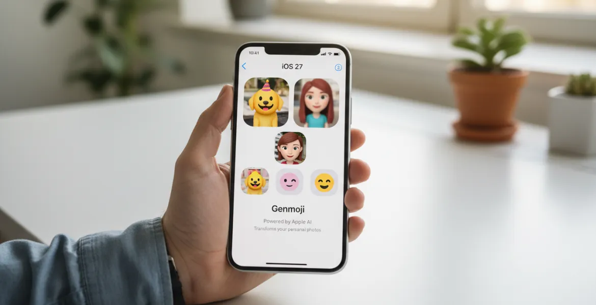 iOS 27 rivoluziona i Genmoji: l'intelligenza artificiale di Apple ora attinge dalle tue foto personali